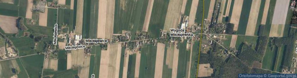 Zdjęcie satelitarne Wygoda Mikołajewska ul.